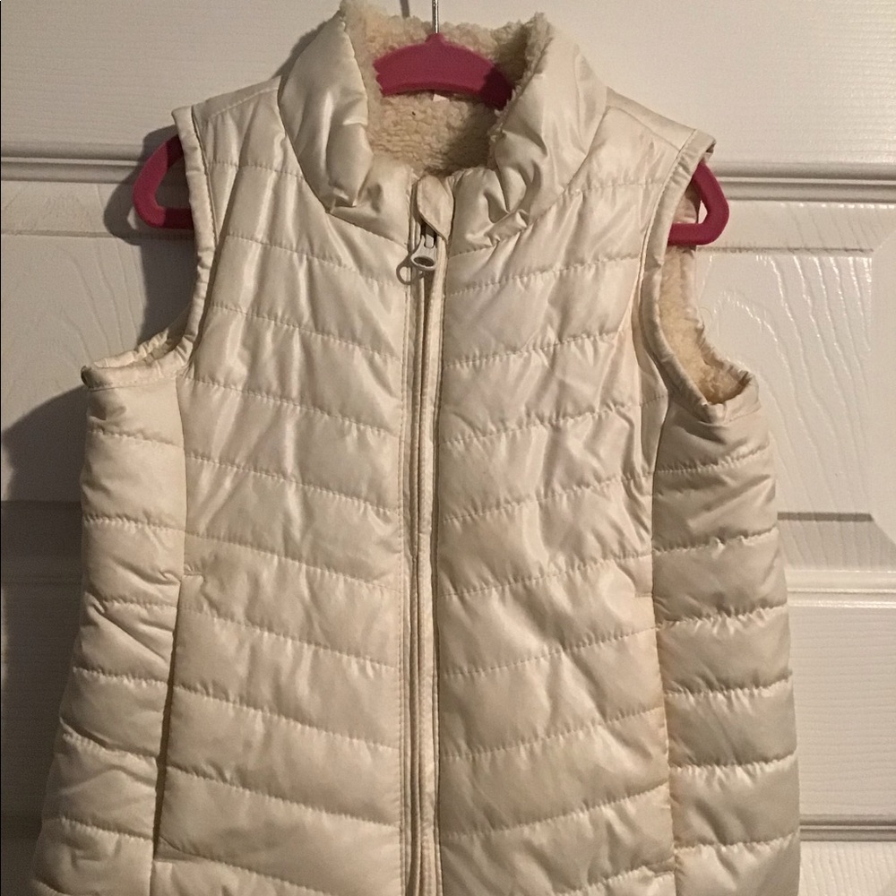 BabyGap Lined Vest, Ivory, 3T